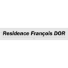 Découpe de lettres : "Residence François DOR"