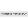 Découpe de lettres : "Résidence François DOR"
