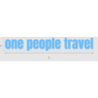 Découpe de lettres : "one people travel"