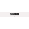 Découpe de lettres : "FLEURISTE"
