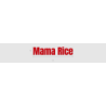 Découpe de lettres : "Mama Rice"