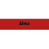 Découpe de lettres : "Alma"