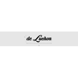 Découpe de lettres : "de...