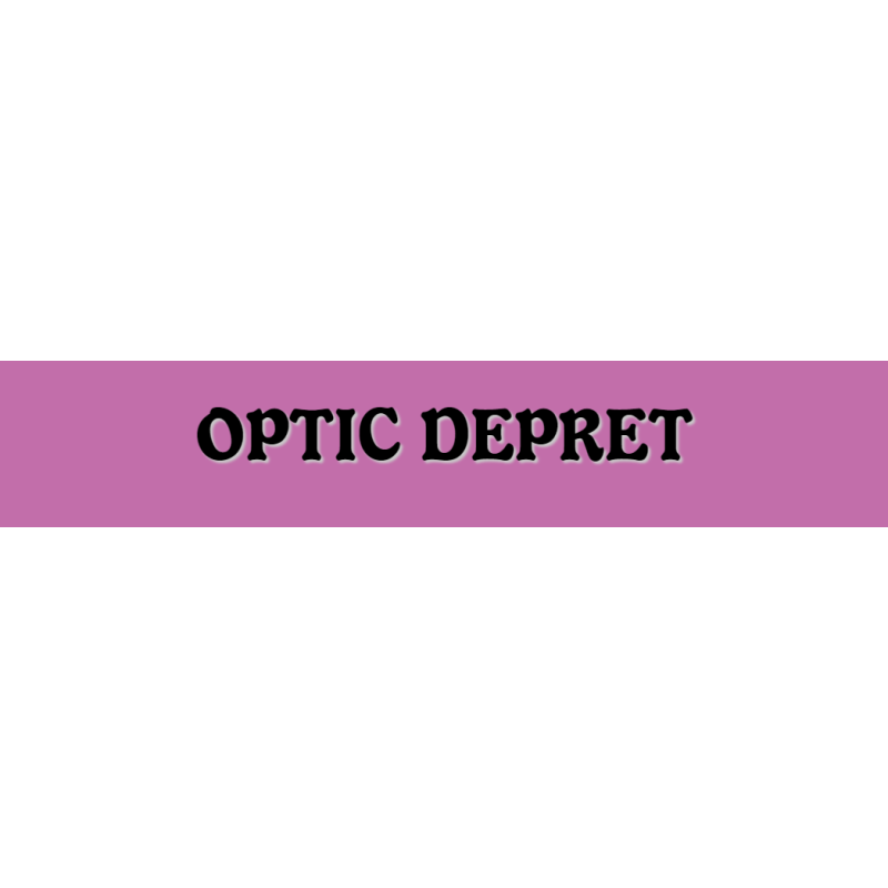 Découpe de lettres : "OPTIC DEPRET"