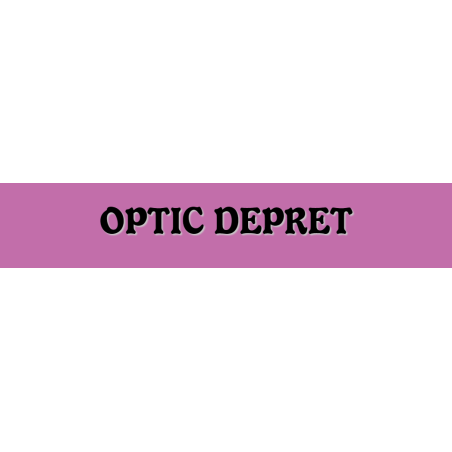 Découpe de lettres : "OPTIC DEPRET"