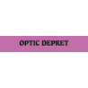 Découpe de lettres : "OPTIC DEPRET"