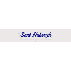 Découpe de lettres : "Sant...