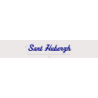 Découpe de lettres : "Sant Huberzh"