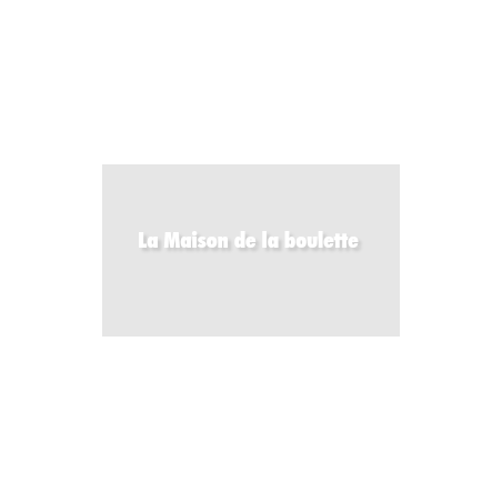 Découpe de lettres : "La Maison de la boulette "