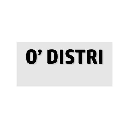 Découpe de lettres : "O’ DISTRI"