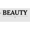 Découpe de lettres : "BEAUTY"
