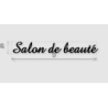 Découpe de lettres : "Salon de beauté"