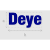 Découpe de lettres : "Deye"