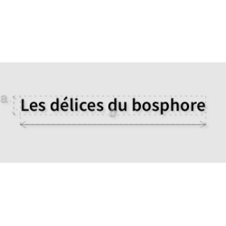 Découpe de lettres : "Les...