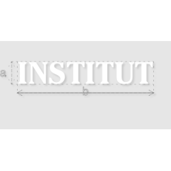 Découpe de lettres :...