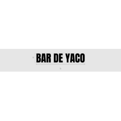Découpe de lettres : "BAR...