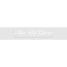 Découpe de lettres : "Mon Petit Glacier"