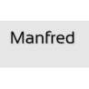 Découpe de lettres : "Manfred "