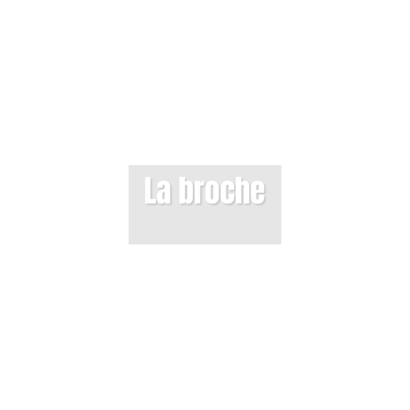 Découpe de lettres : "La broche"