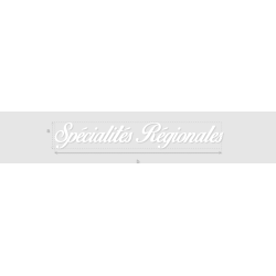 Découpe de lettres : "Spécialités Régionales"