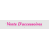 Découpe de lettres : "Vente D'accessoires"