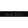 Découpe de lettres : "Barber  Village"