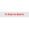 Découpe de lettres : "Le Régal des Papilles"