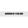 Découpe de lettres : "BARBER YACOB"