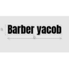 Découpe de lettres : "Barber yacob"