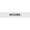 Découpe de lettres : "ACCUEIL"