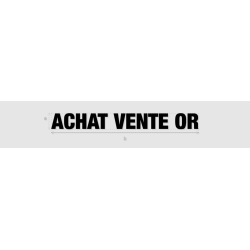 Découpe de lettres : "ACHAT...
