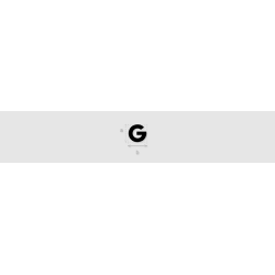 Découpe de lettres : "G"