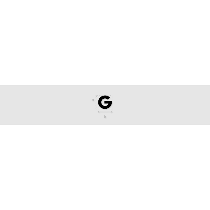 Découpe de lettres : "G"