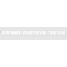 Découpe de lettres : "BOUCHERIE CHARCUTERIE TRAITEUR"