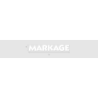 Découpe de lettres : "MARKAGE"
