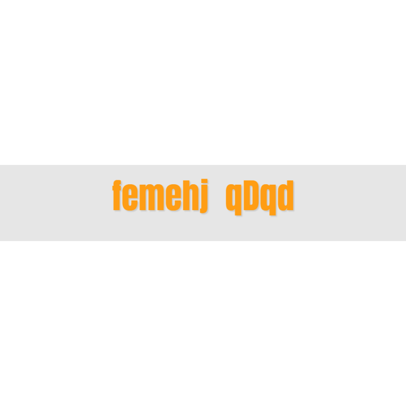Découpe de lettres : "femehj  qDqd"