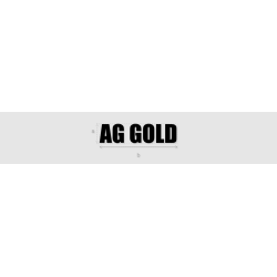 Découpe de lettres : "AG GOLD"