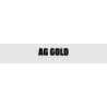Découpe de lettres : "AG GOLD"