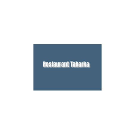 Découpe de lettres : "Restaurant Tabarka  "