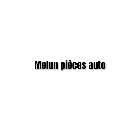Découpe de lettres : "Melun pièces auto"