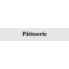 Découpe de lettres : "Pâtisserie"