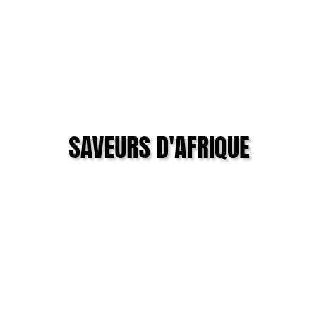 Découpe de lettres : "SAVEURS D'AFRIQUE"