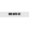 Découpe de lettres : "BKD AUTO 42"