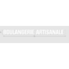 Découpe de lettres : "BOULANGERIE ARTISANALE "