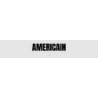 Découpe de lettres : "AMERICAIN"