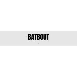 Découpe de lettres : "BATBOUT"