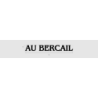 Découpe de lettres : "AU BERCAIL"