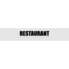 Découpe de lettres : "RESTAURANT"