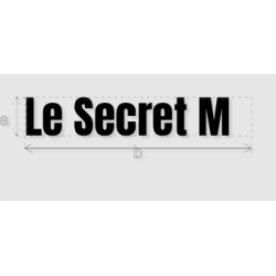 Découpe de lettres : "Le...