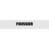 Découpe de lettres : "FOUSSIER"
